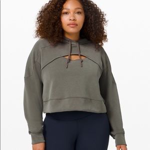Lululemon Get Centered Crop Hoodie